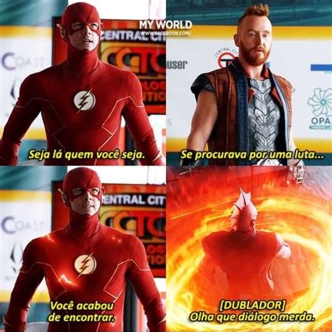 The Brazilian dub in The Flash 8.01 accidentally leaked a  .